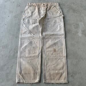 Vintage Y2K Carhartt brown double knee work wear carpenter pants